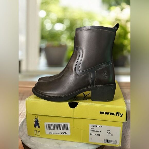 NEW Fly London Mizi102Fly Rug Diesel/Black Size 38 - Picture 3 of 13